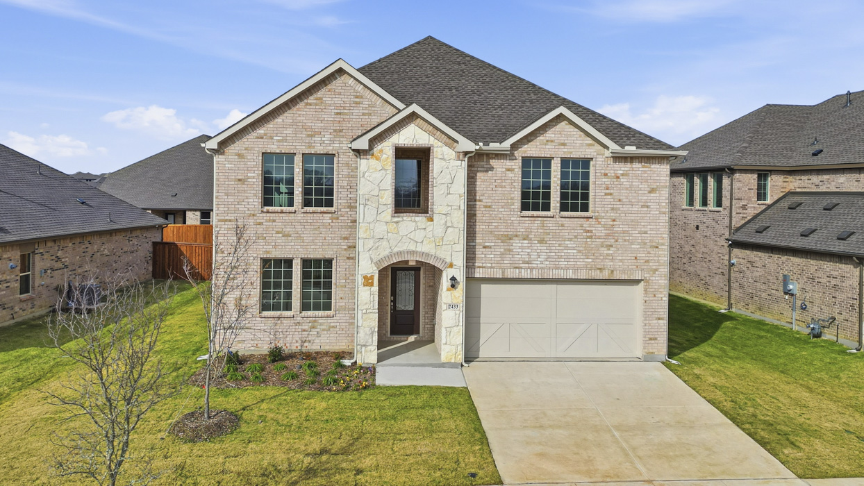 Medbourne Floorplan Elevation A Exterior Gallery Image - Silverado in Aubrey, TX