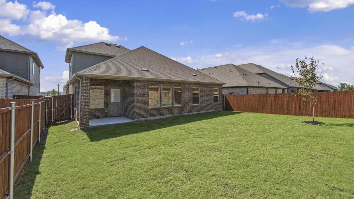 Ivery II Floorplan Elevation B Backyard Gallery Image - Silverado in Aubrey, TX
