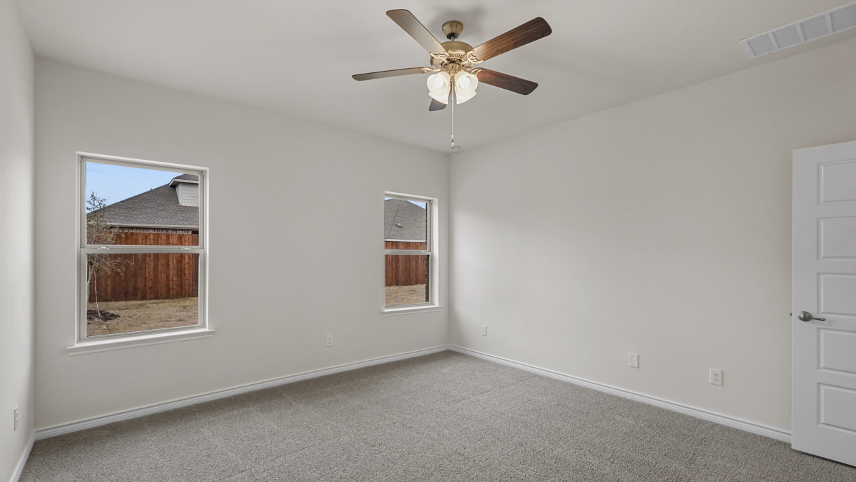 Ivery II Floorplan Elevation B Bedroom Gallery Image - Silverado in Aubrey, TX