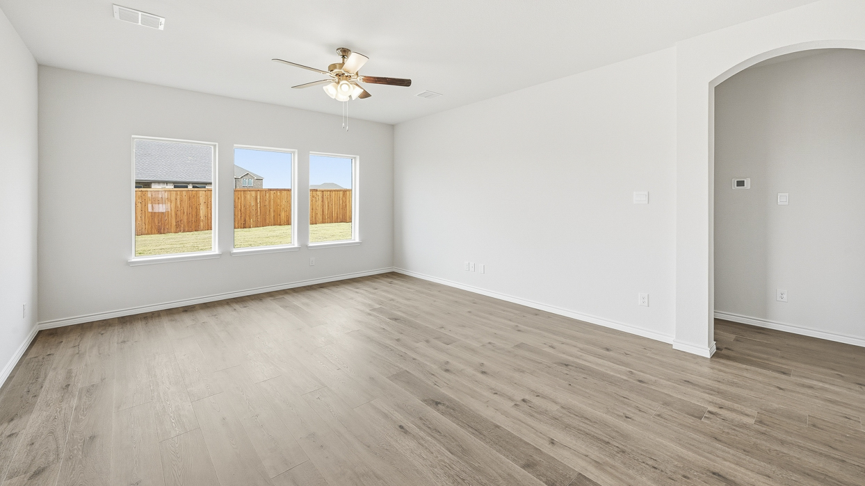 Ivery II Floorplan Elevation B Living Gallery Image - Silverado in Aubrey, TX