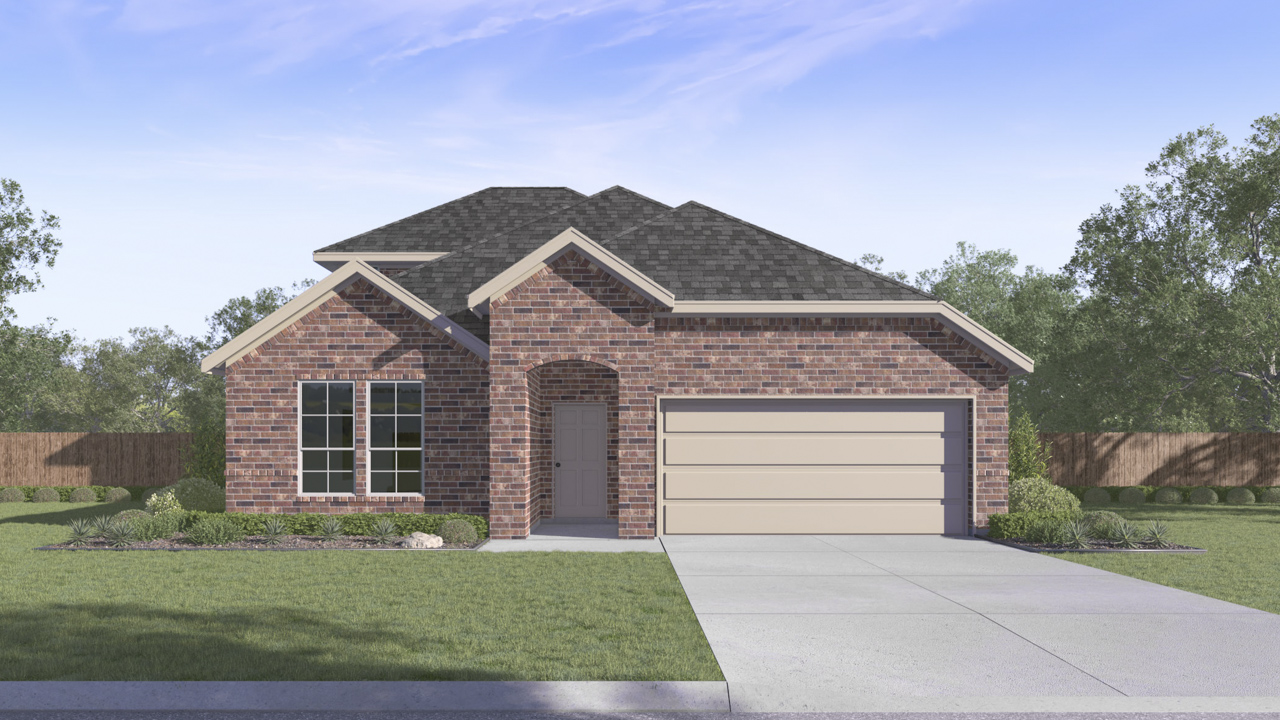 H229 Ivery Floorplan Elevation A Rendering-Silverado in Aubrey, Tx