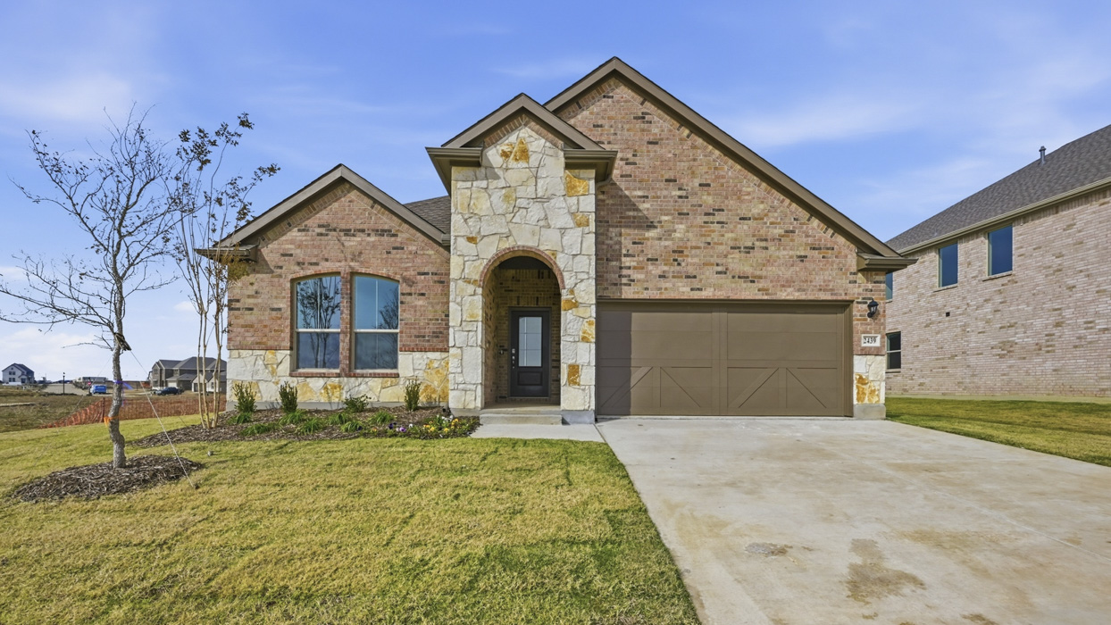 H229 Ivery Floorplan Elevation B Exterior Gallery Image-Silverado in Aubrey, Tx