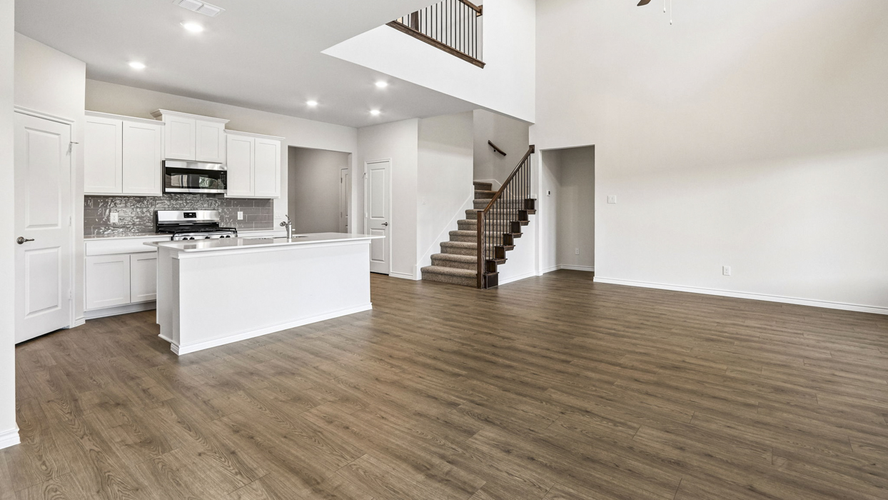 Copaiba Floorplan Elevation B Kitchen Gallery Image - Silverado in Aubrey, TX