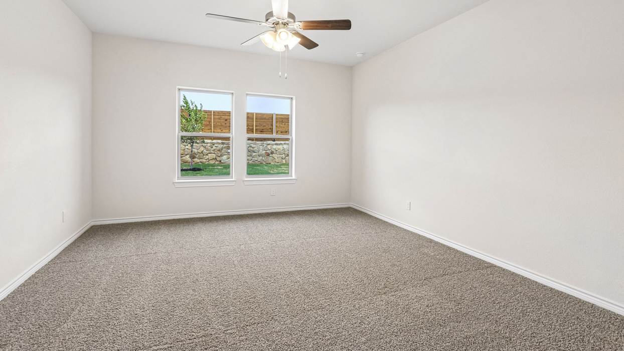 Copaiba Floorplan Elevation B Bedroom Gallery Image - Silverado in Aubrey, TX