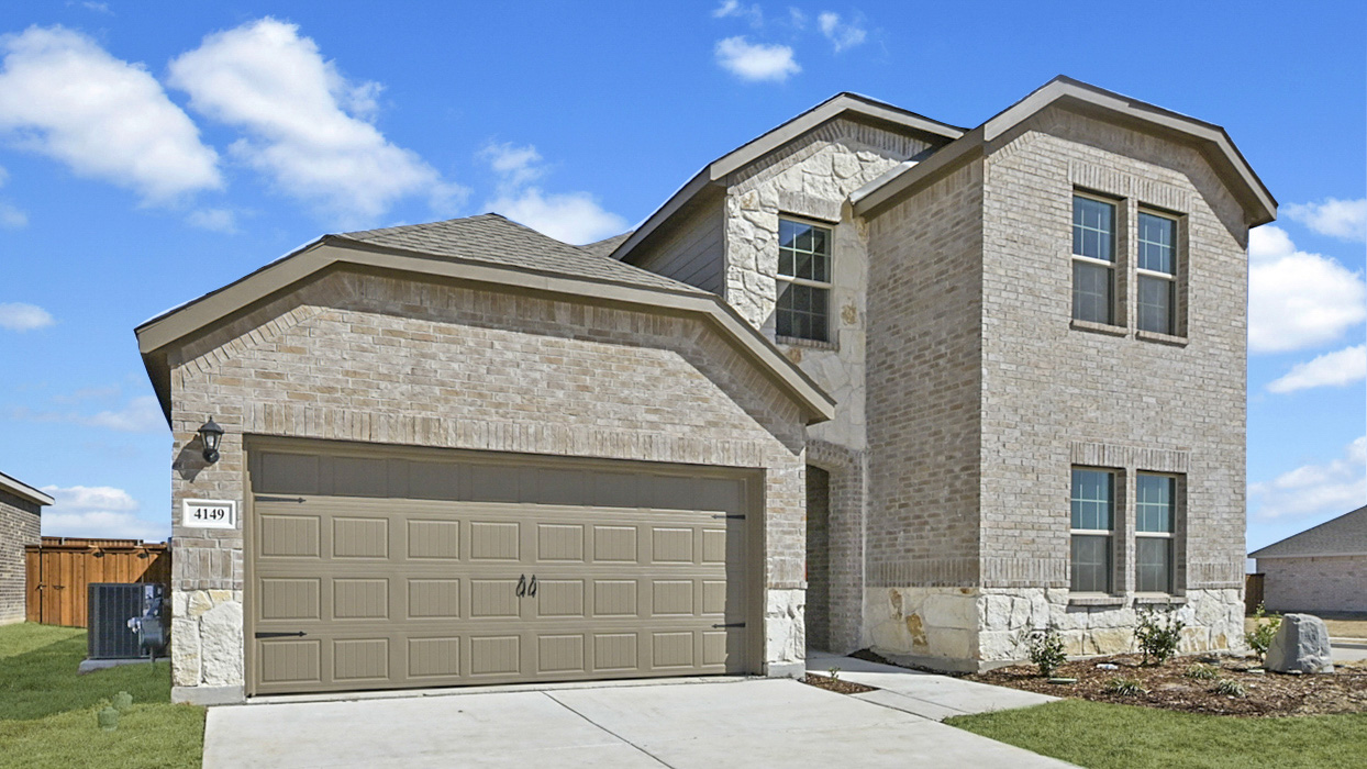 Copaiba floorplan elevation B Rendering-Silverado in Aubrey, Tx