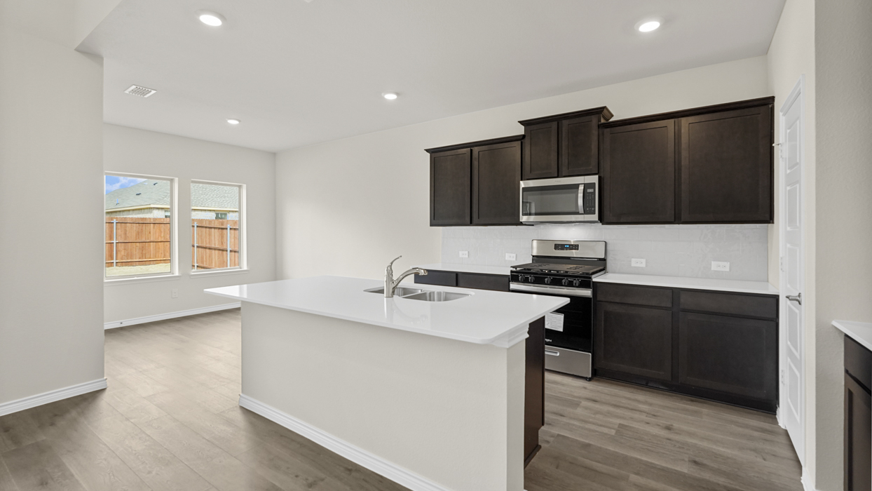 Tangerine Floorplan Elevation A Kitchen Gallery Image - Silverado in Aubrey, TX