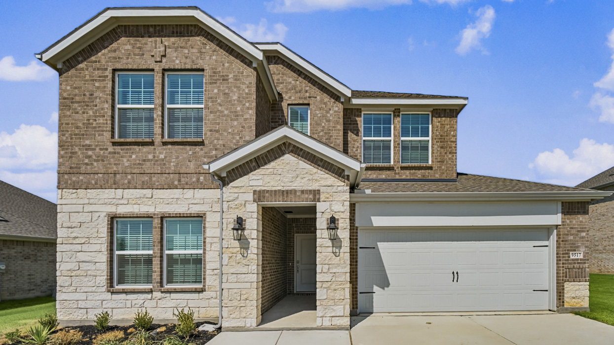 Tangerine floorplan Elevation F Rendering - Silverado in Aubrey TX