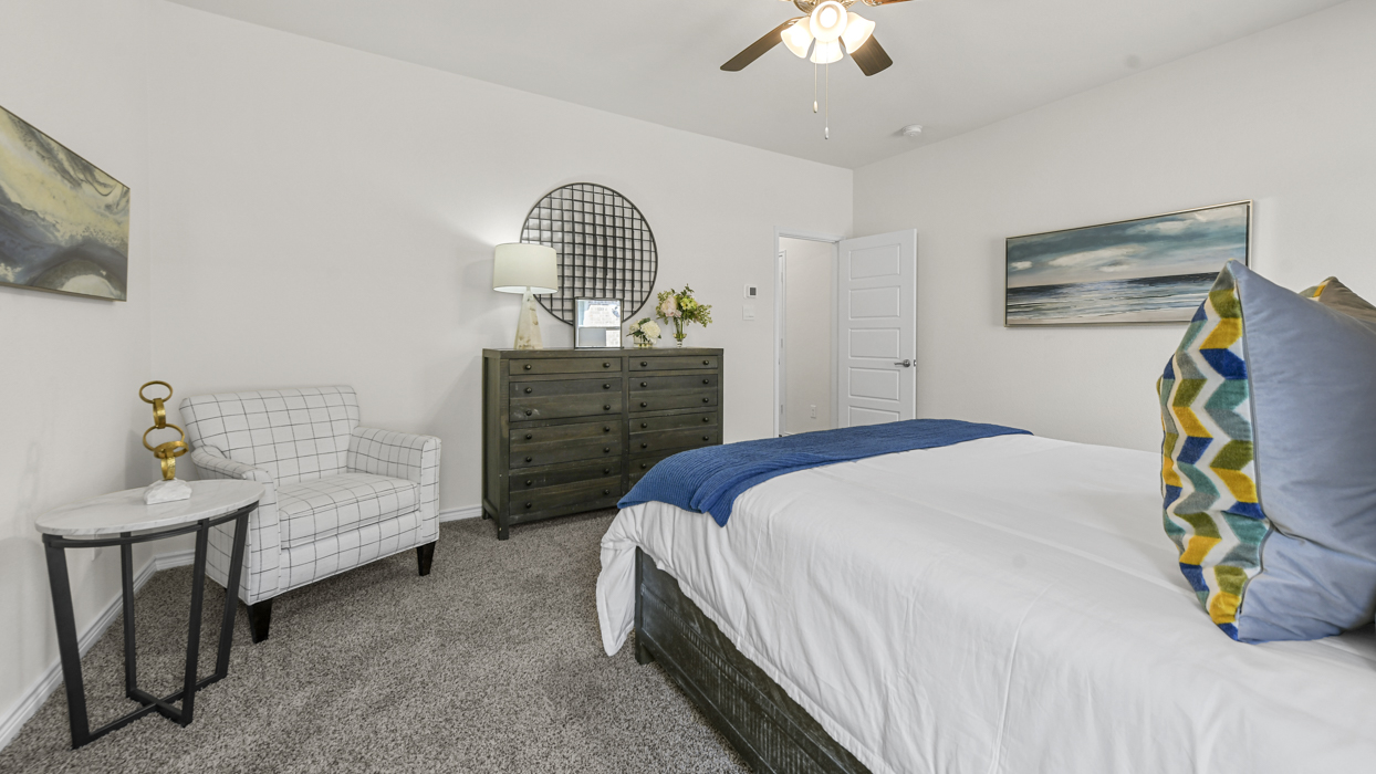 Tangerine floorplan Bedroom Gallery Image-Silverado in Aubrey, Tx