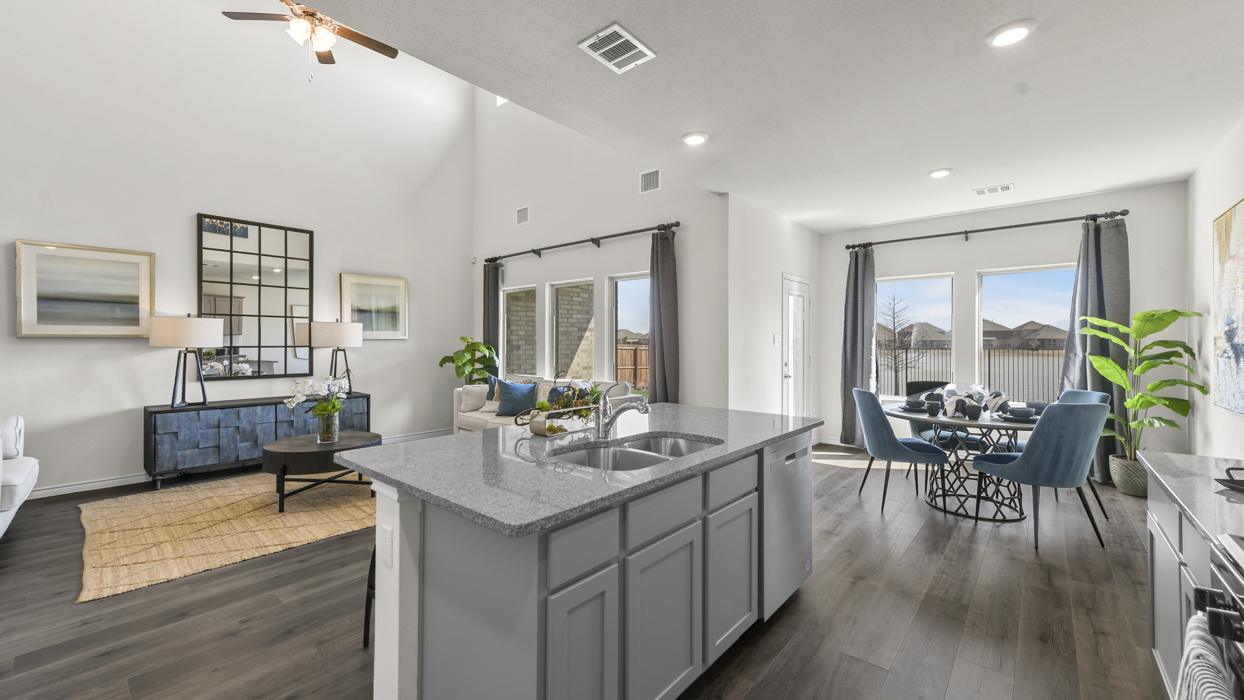 Tangerine floorplan Kitchen Gallery Image-Silverado in Aubrey, Tx