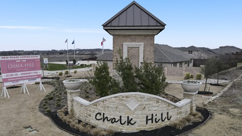 Community Entrance-Chalk Hill in Celina, TX