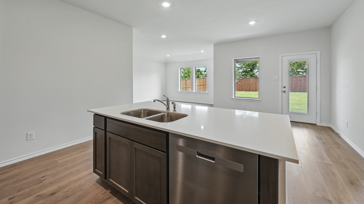 Denton Floorplan Elevation F Living Gallery Image - Chalk Hill in Celina, TX