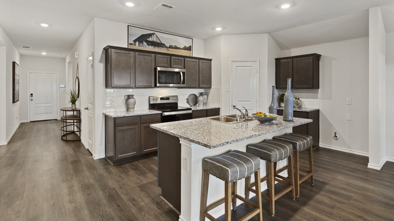 X40I Texas Cali floorplan kitchen gallery image - Chalk Hill in Celina TX