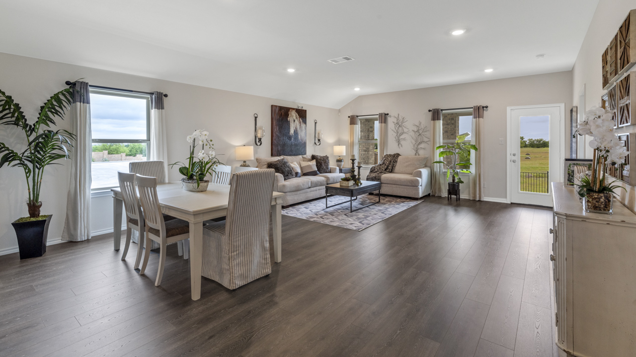 X40K Kingston floorplan dining gallery image - Chalk Hill in Celina TX