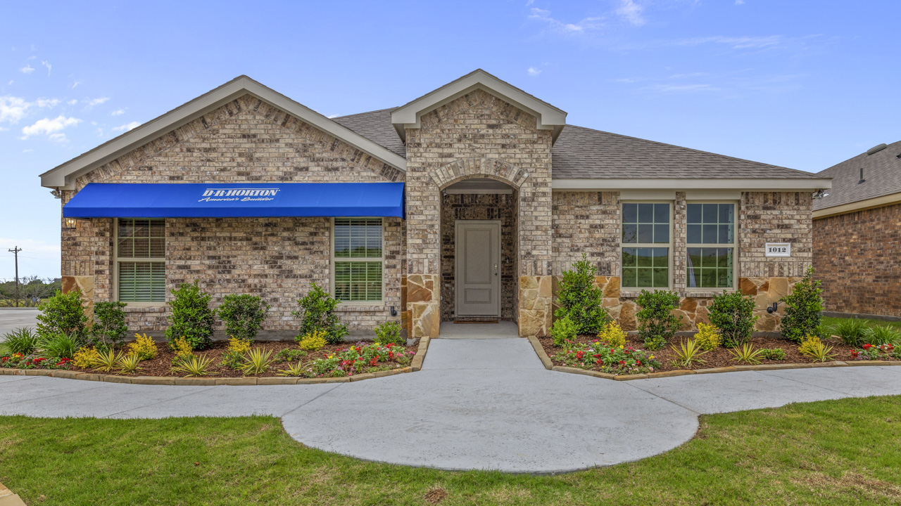 X40K Kingston floorplan elevation F gallery image - Chalk Hill in Celina TX
