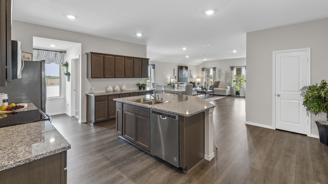 X40K Kingston floorplan kitchen gallery image - Chalk Hill in Celina TX