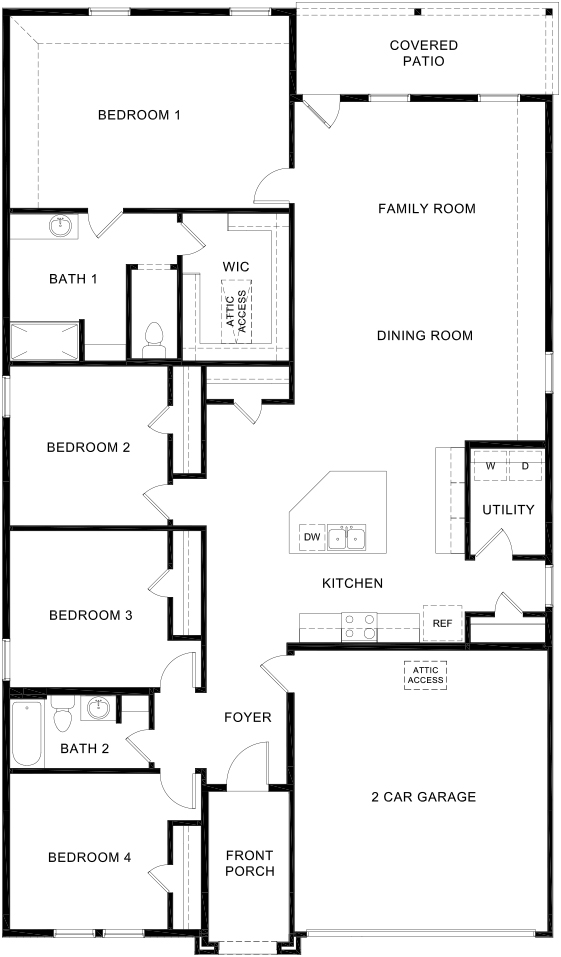 X40K Kingston Floorplan Rendering