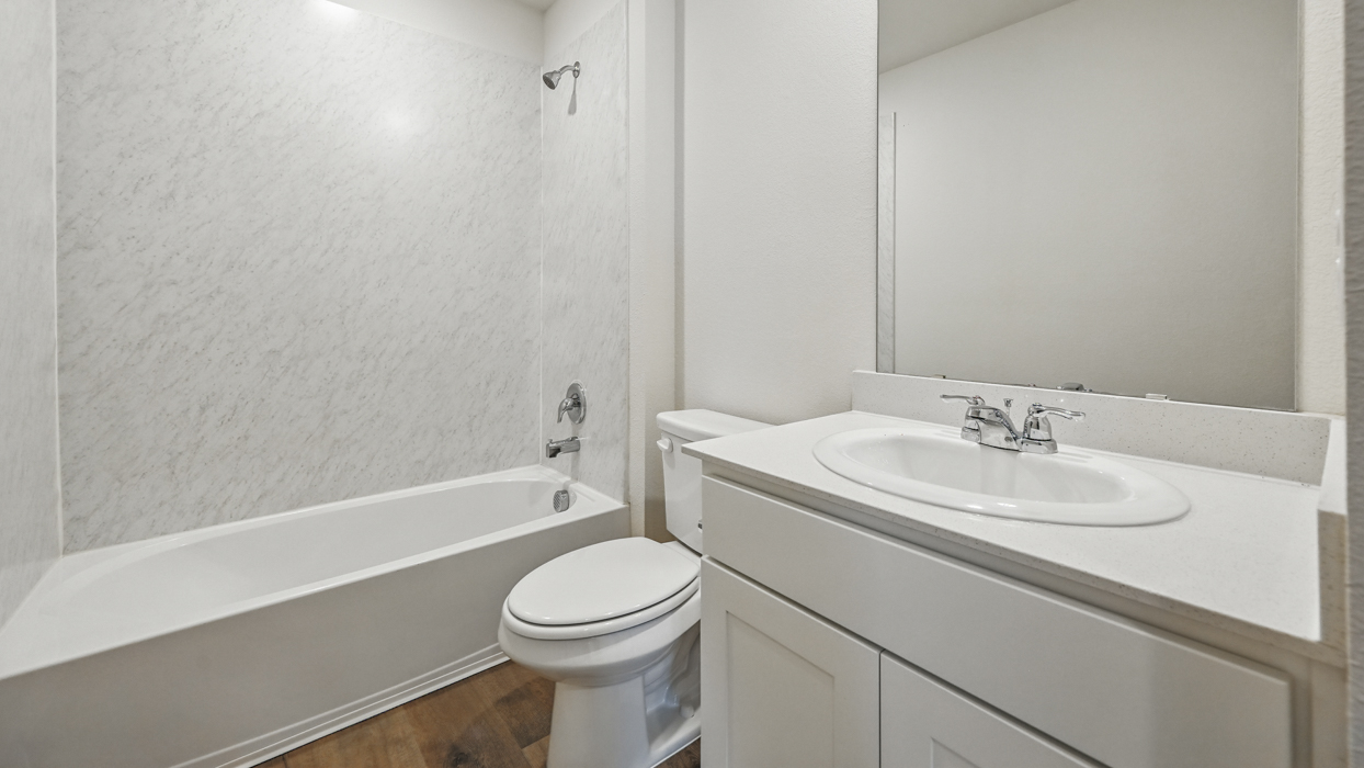 Ozark Floorplan Elevation E Bathroom Gallery Image - Chalk Hill in Princeton, TX