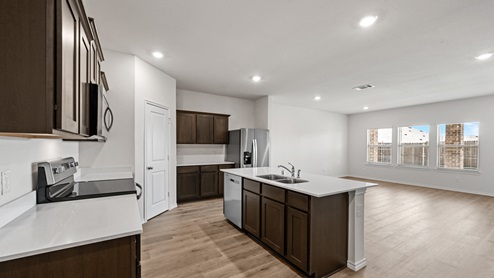 X40O Ozark floorplan elevation F Kitchen Gallery Image- Chalk Hill in Celina TX