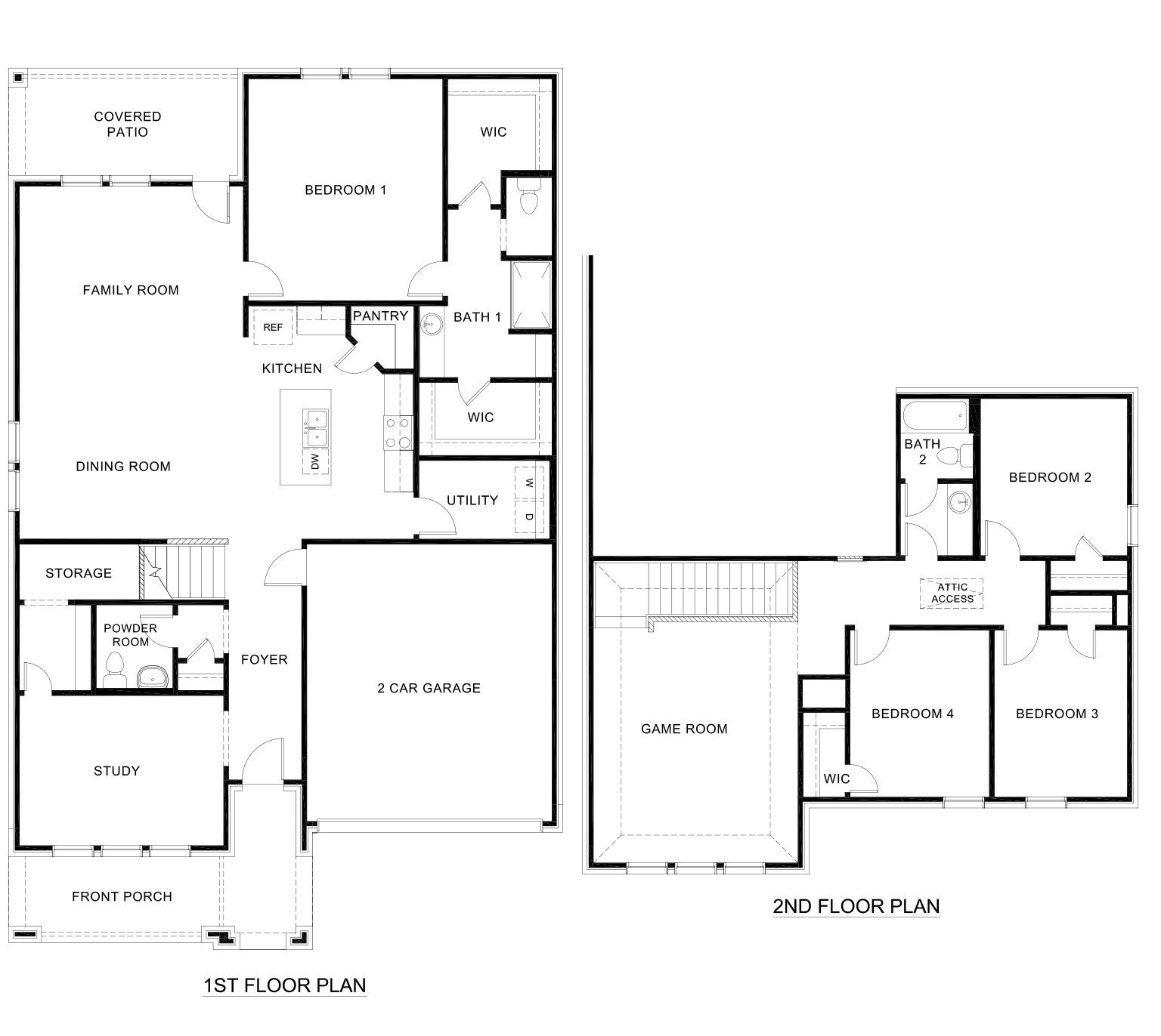 X40P Perry floorplan rendering - Chalk Hill in Celina TX