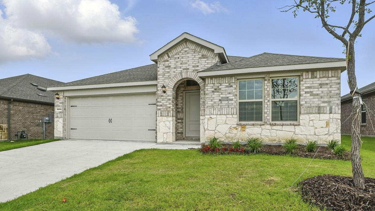 X40S Seabrook floorplan elevation F Exterior Gallery Image - Chalk Hill in Celina TX