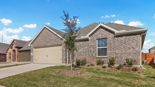 H40B Brookshire Plan Elevation A Exterior Gallery Image-Winchester Crossing in Princeton, TX