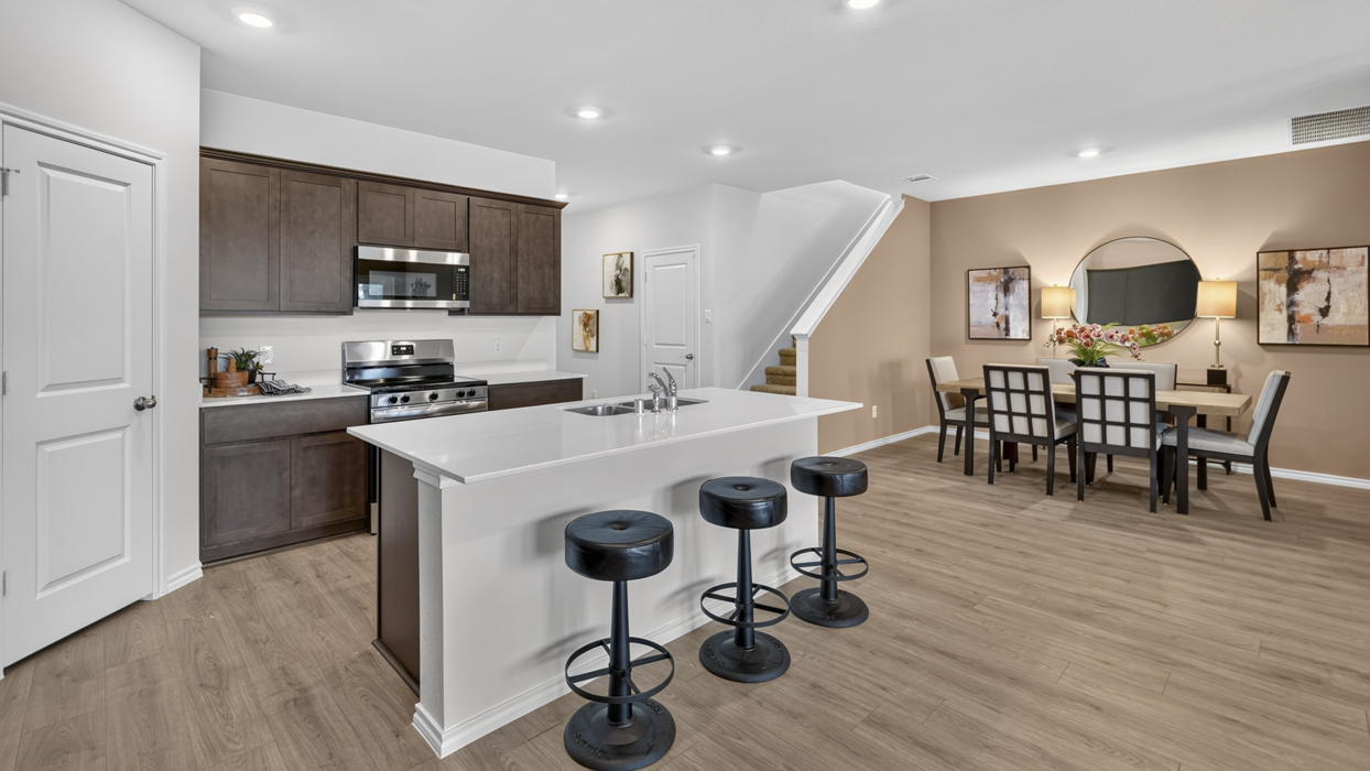 Ozark Floorplan Kitchen Gallery Image-Whitewing Trails in Princeton, Tx