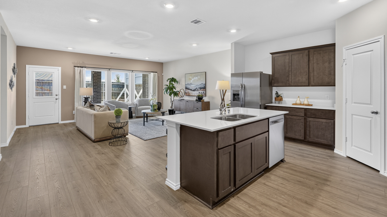 Ozark Floorplan Kitchen Gallery Image-Whitewing Trails in Princeton, Tx