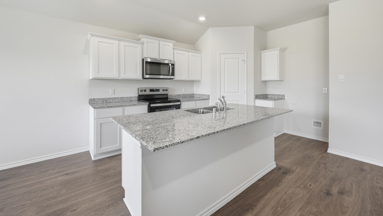 Bellvue Floorplan Elevation A Kitchen Gallery Image - Whitewing Trails in Princeton, TX