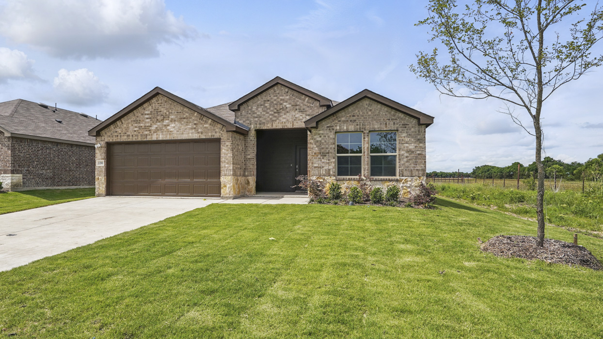 Denton Floorplan Exterior Gallery Image - Whitewing Trails in Princeton, TX