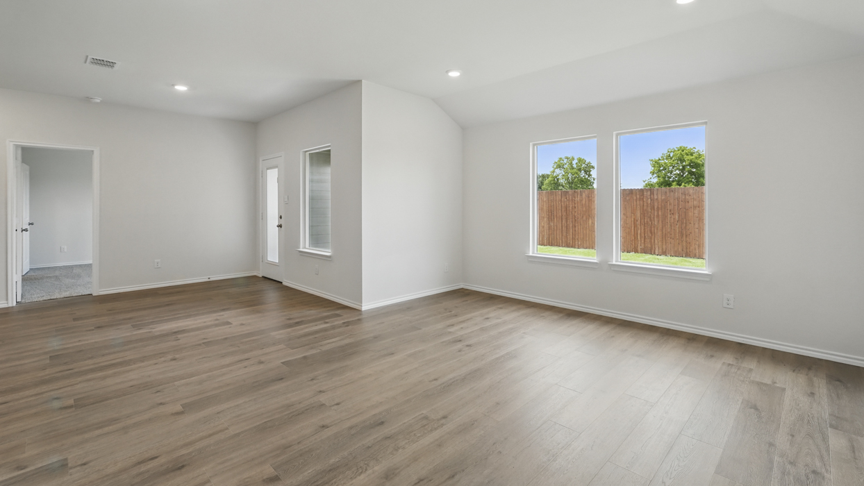 Denton Floorplan Elevation B Living Gallery Image - Whitewing Trails in Princeton, TX