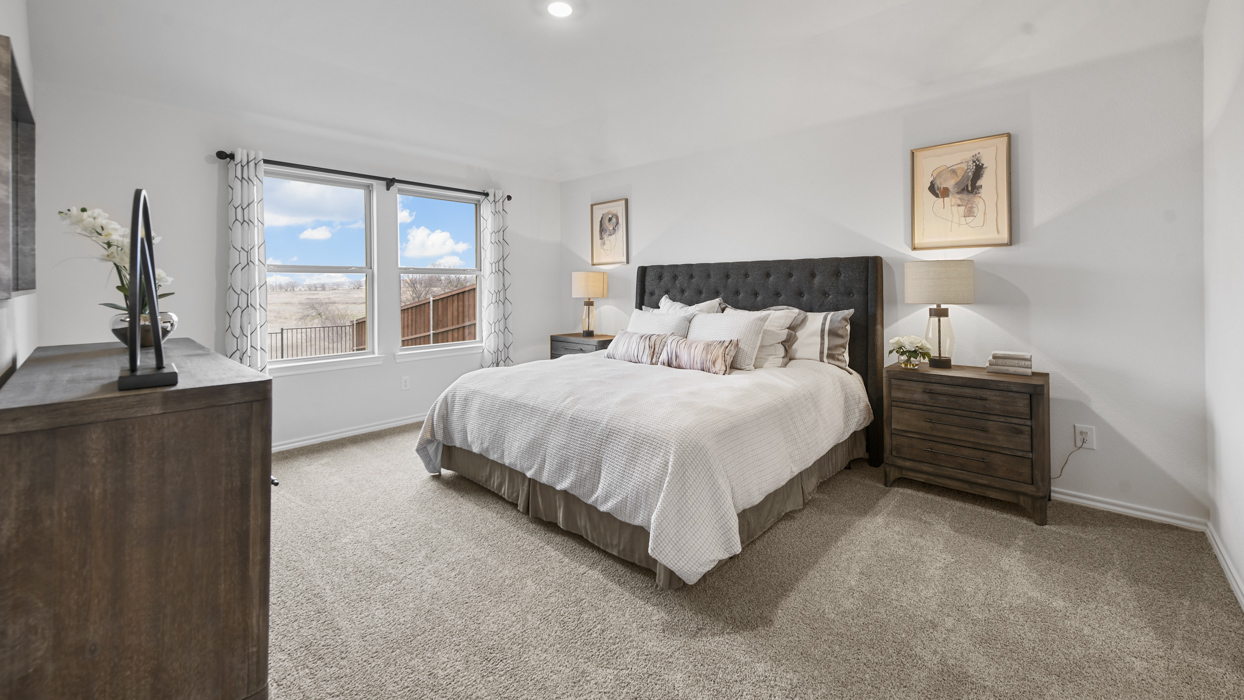 Texas Cali Floorplan Bedroom Gallery Image - Whitewing Trails in Princeton, TX