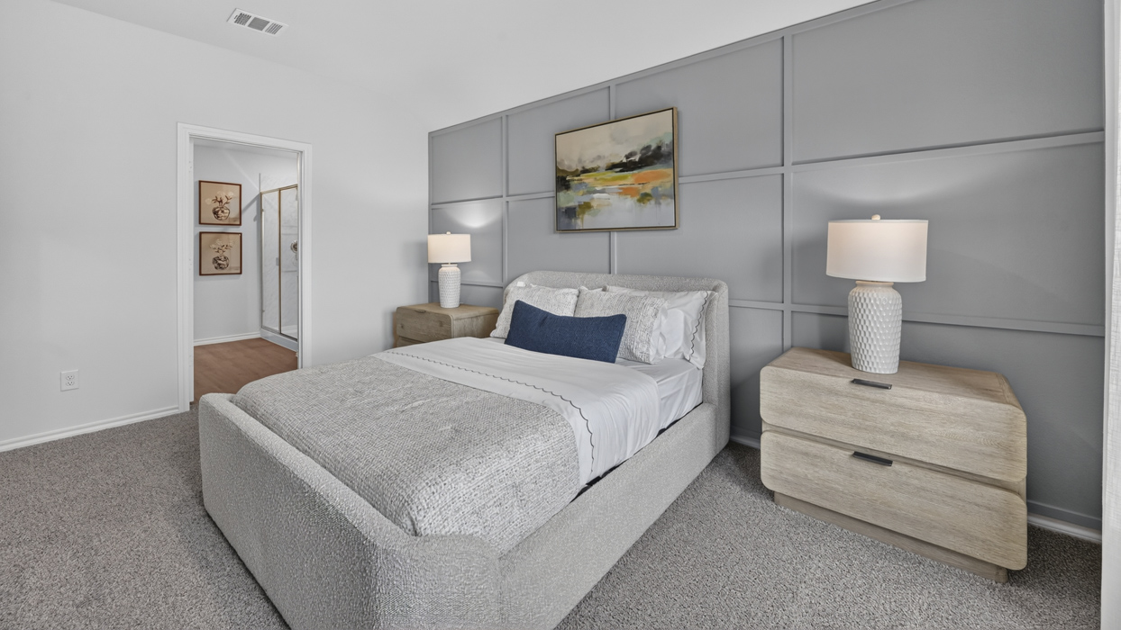Texas Cali Floorplan Bedroom Gallery Image - Whitewing Trails in Princeton, TX