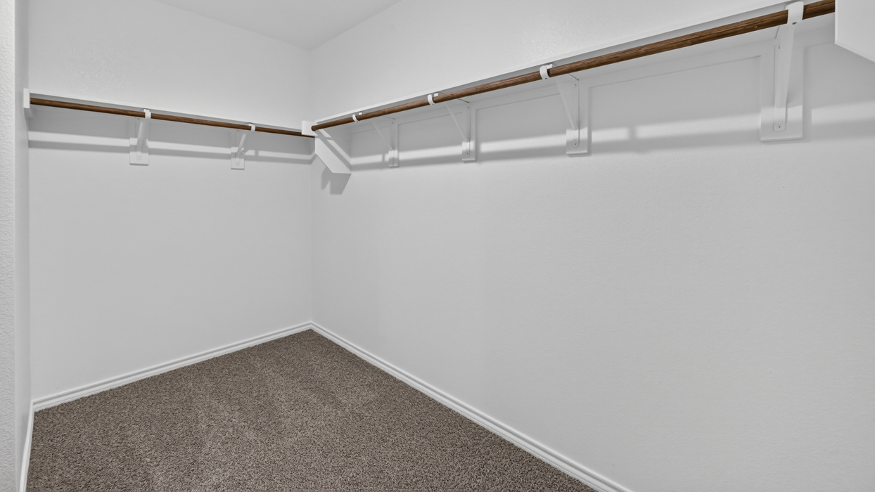 Texas Cali Floorplan Closet Gallery Image - Whitewing Trails in Princeton, TX