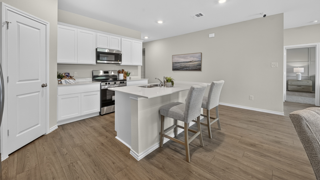 Texas Cali Floorplan Kitchen Gallery Image - Whitewing Trails in Princeton, TX
