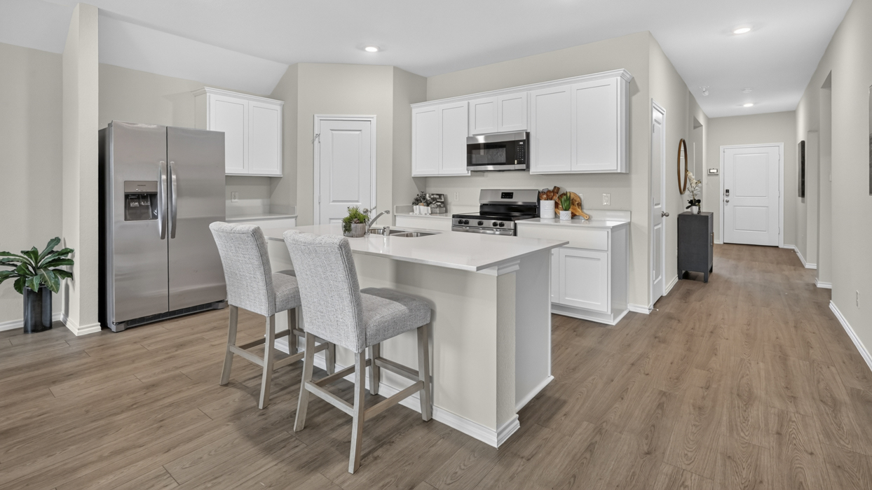 Texas Cali Floorplan Kitchen Gallery Image - Whitewing Trails in Princeton, TX