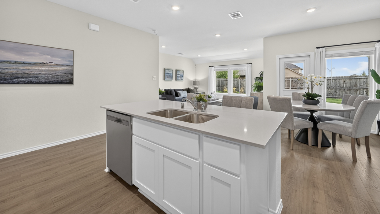 Texas Cali Floorplan Kitchen Gallery Image - Whitewing Trails in Princeton, TX