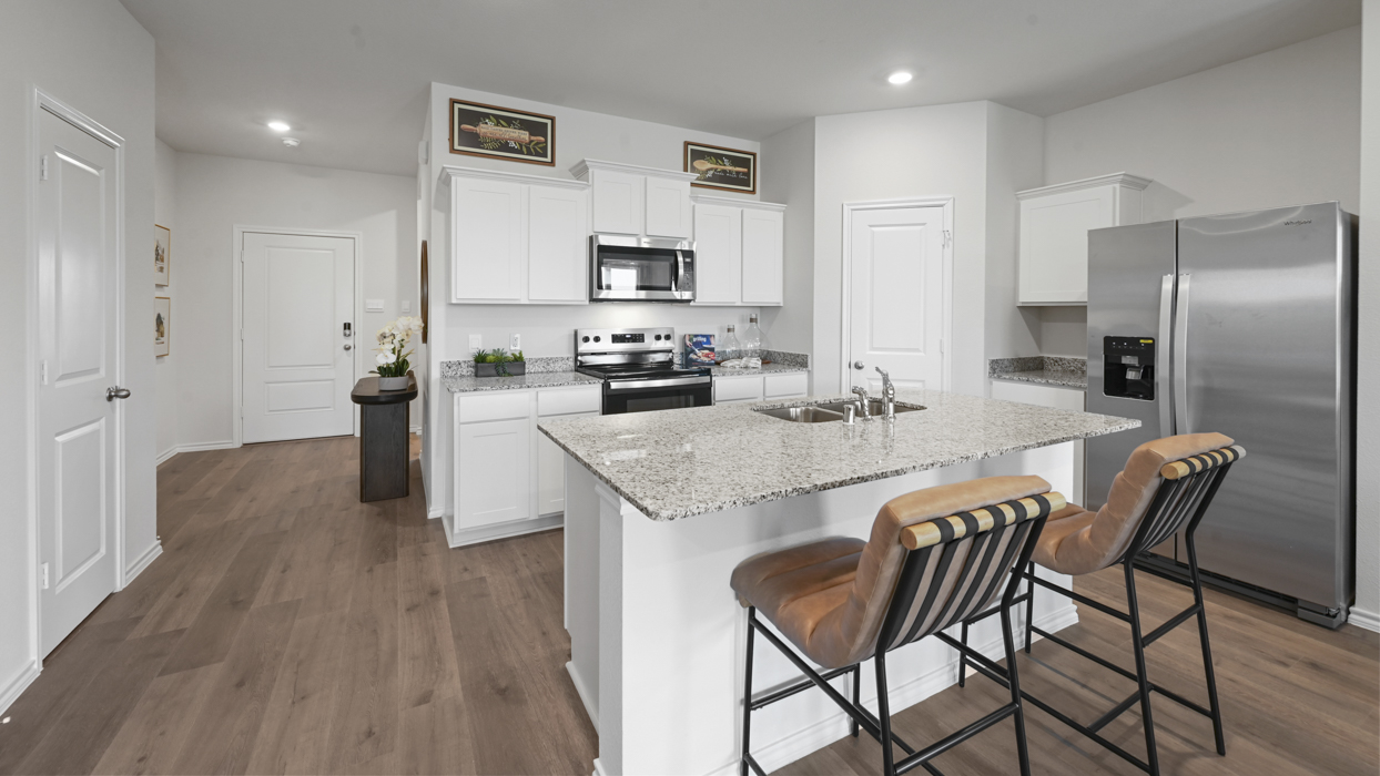 Midland Floorplan Elevation Kitchen Gallery Image - Whitewing Trails in Princeton, TX