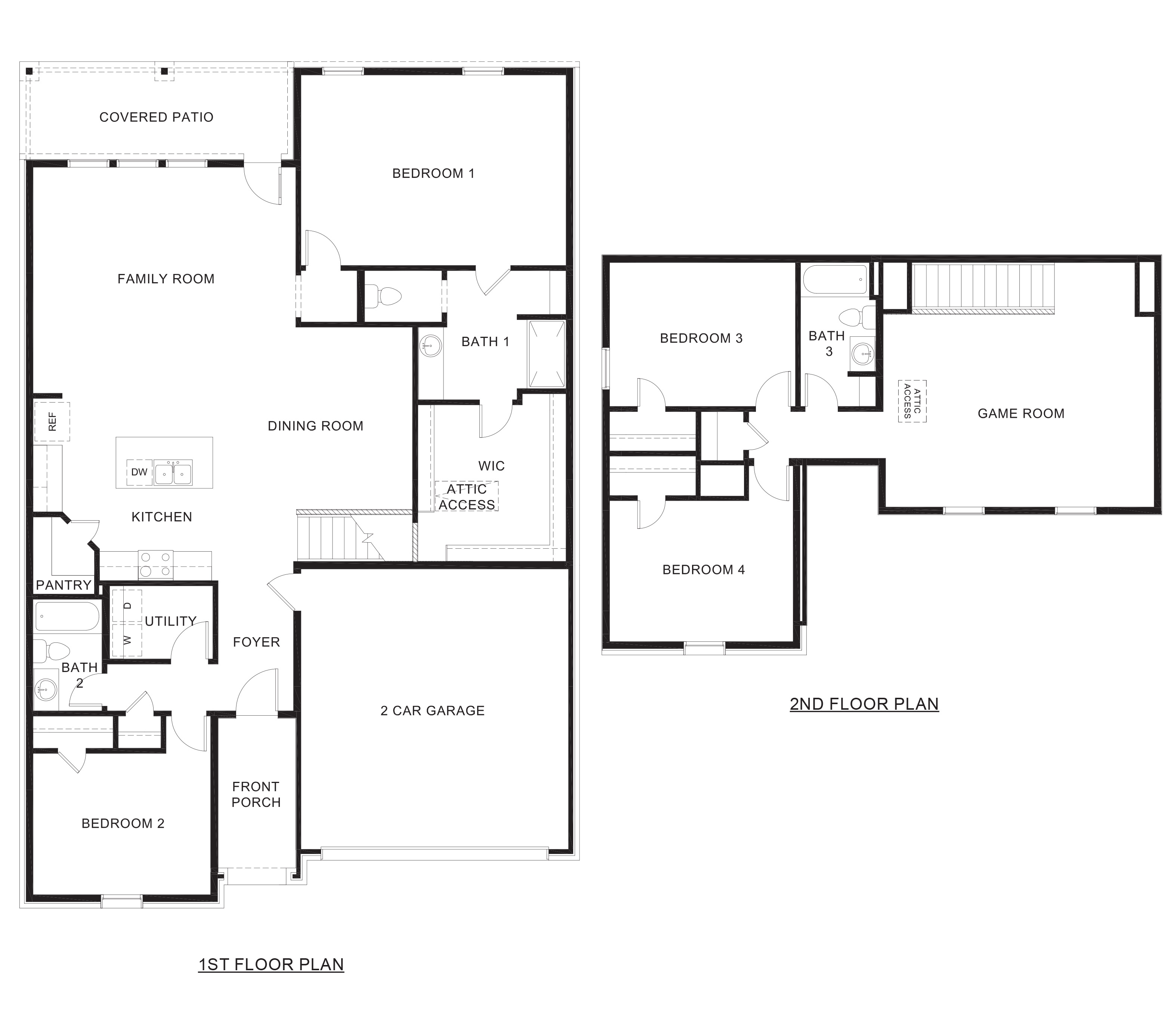 Ozark floor plan drawing