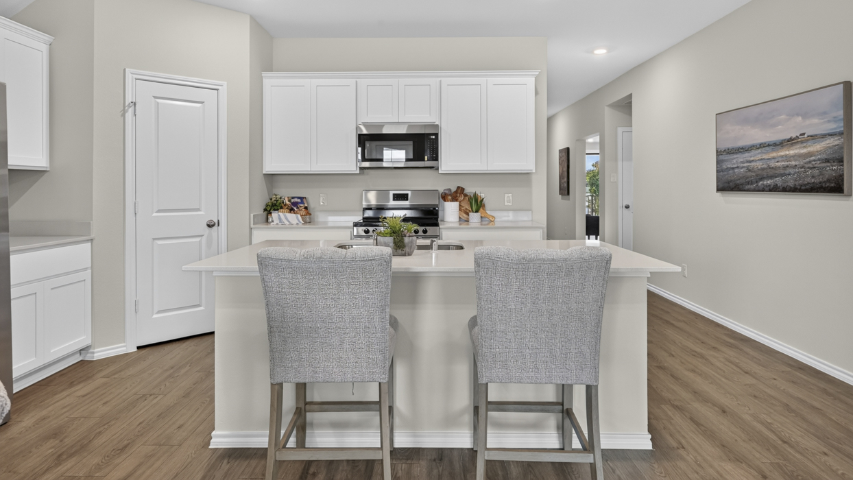 Texas Cali Floorplan Kitchen Gallery Image-Whitewing Trails in Princeton, Tx