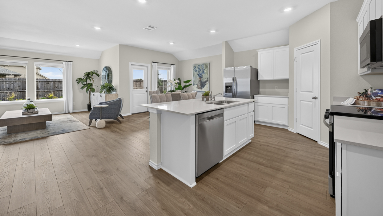 Texas Cali Floorplan Kitchen Gallery Image-Whitewing Trails in Princeton, Tx