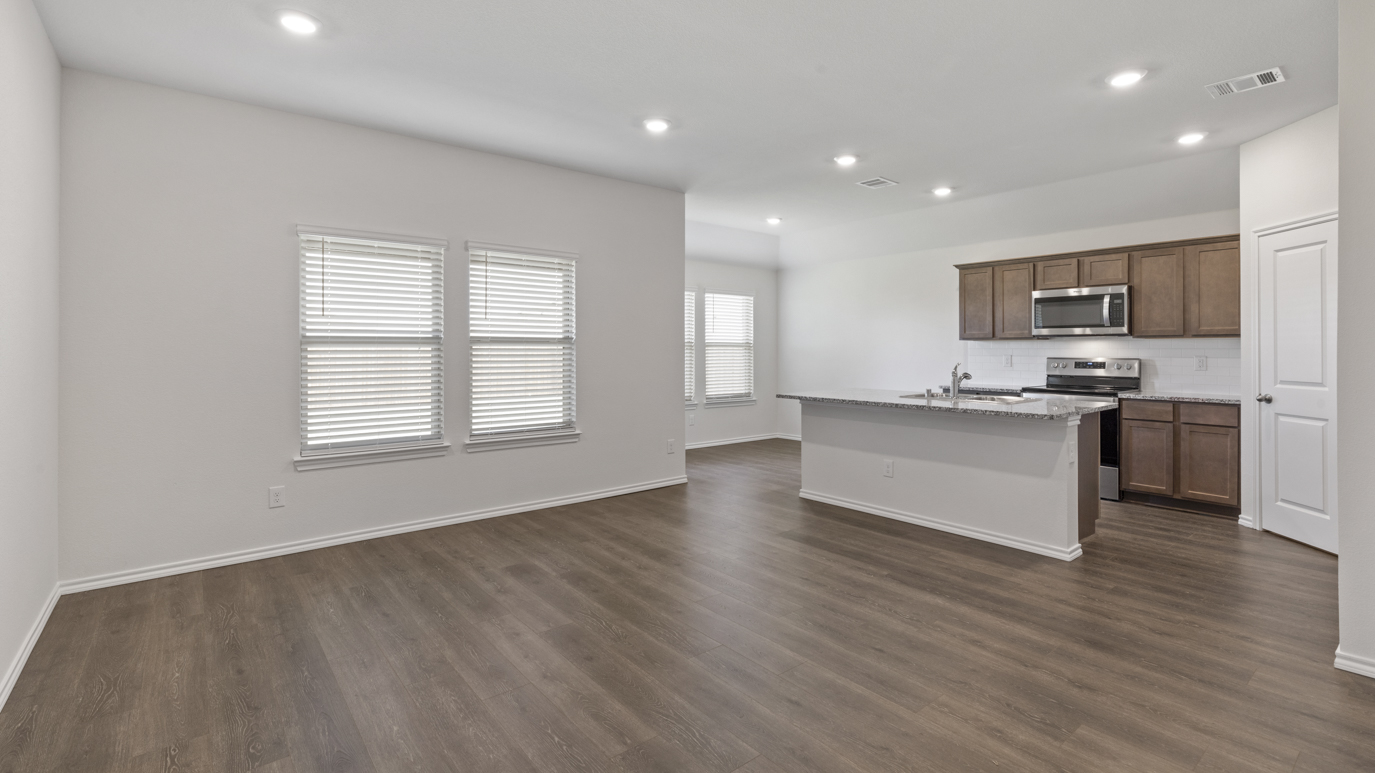 X40A floorplan kitchen rendering at Stonewyck Farms in Ennis TX
