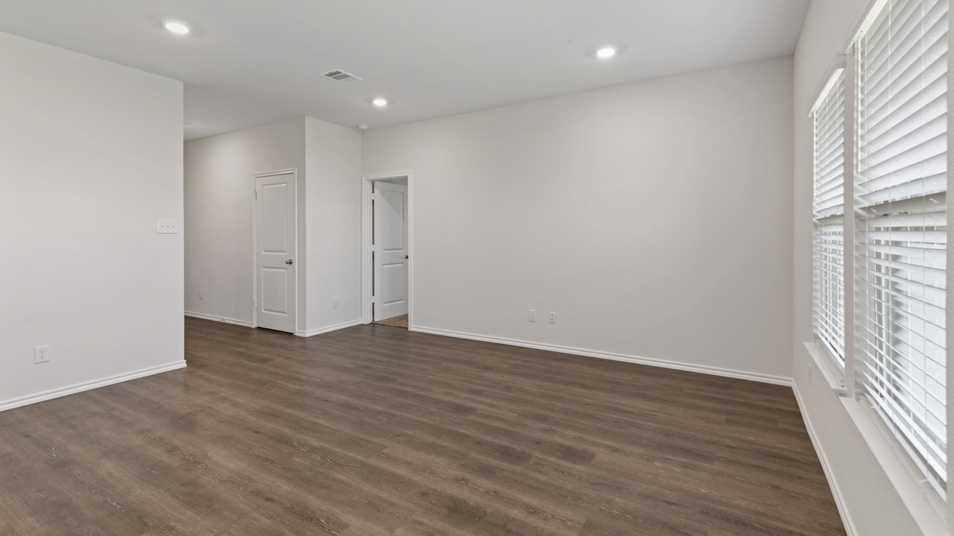 X40A floorplan living area rendering at Stonewyck Farms in Ennis TX