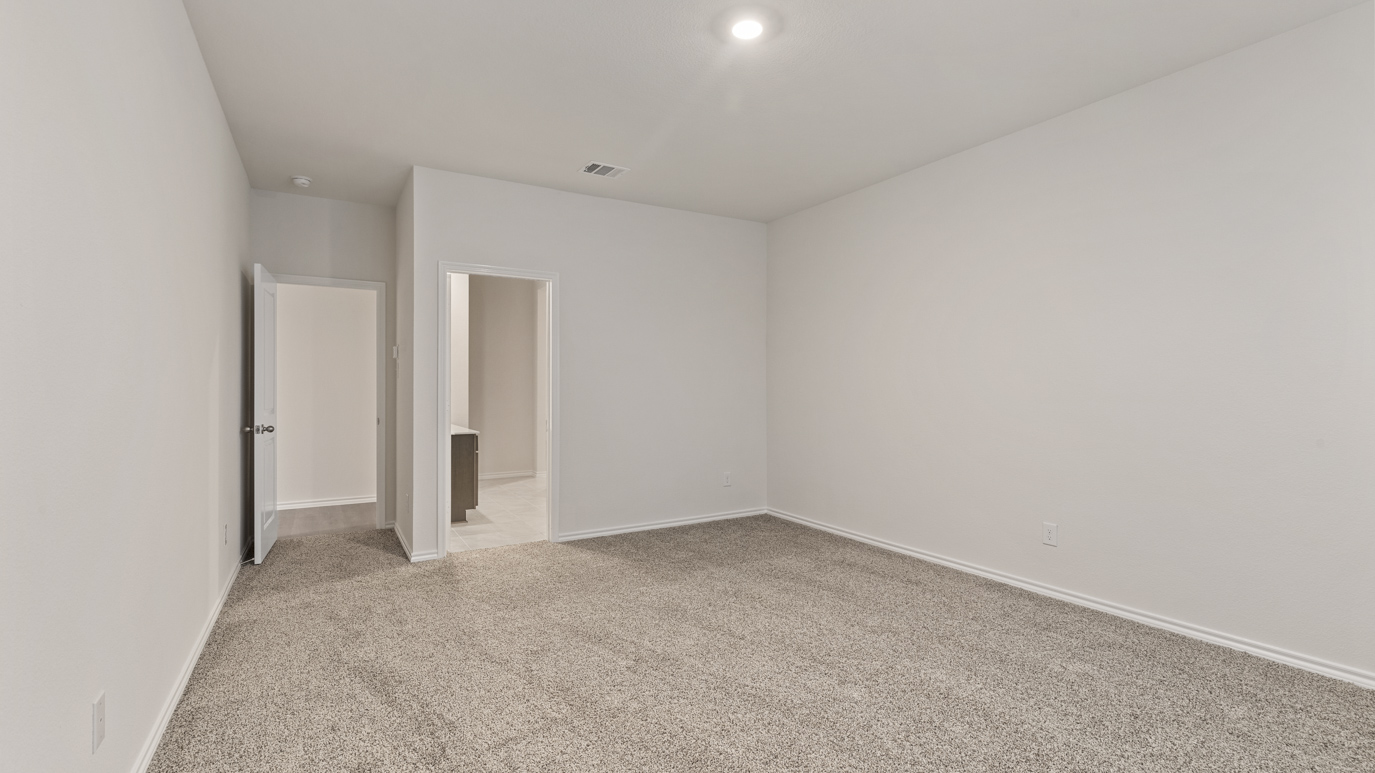 X40N floorplan bedroom rendering at Stonewyck Farms in Ennis TX