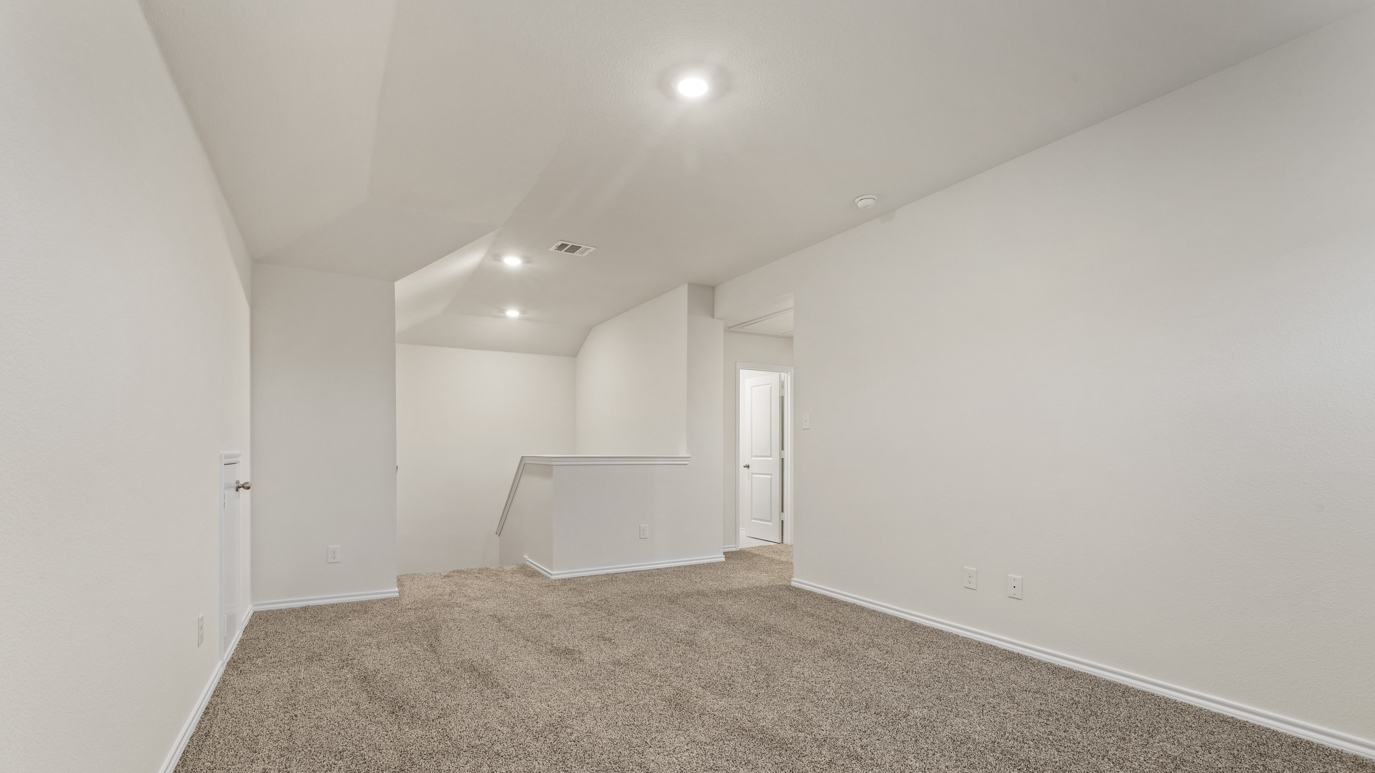 X40N floorplan game room rendering at Stonewyck Farms in Ennis TX