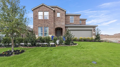 Evergreen floorplan elevation gallery image - Woods at Lindsey Place in Anna TX