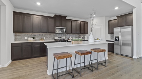 Evergreen floorplan kitchen gallery image - Woods at Lindsey Place in Anna TX