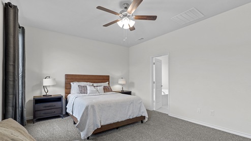 Evergreen floorplan bedroom 1 gallery image - Woods at Lindsey Place in Anna TX