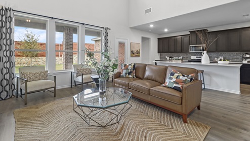 Evergreen floorplan living area gallery image - Woods at Lindsey Place in Anna TX