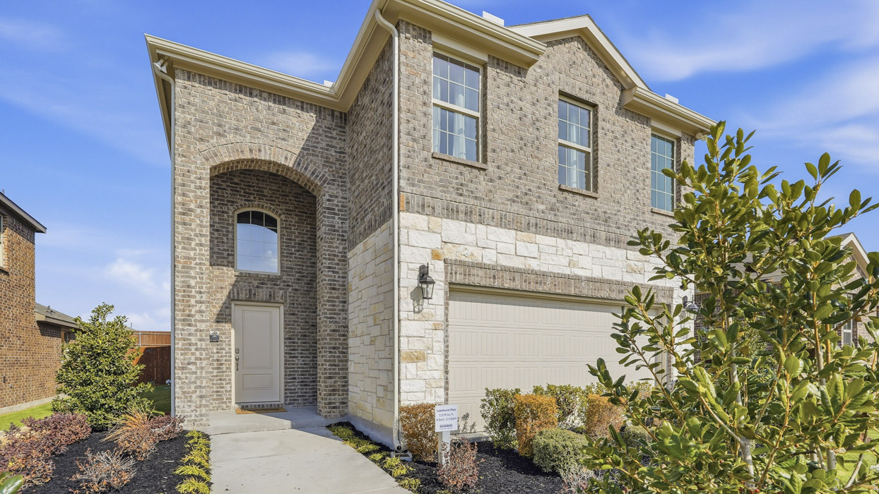Lakehurst Floorplan Exterior Gallery Image-The Woods at Lindsey Place in Anna, Tx