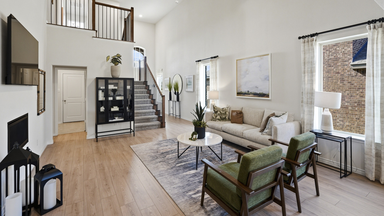 Lakehurst Floorplan Living Gallery Image-The Woods at Lindsey Place in Anna, Tx